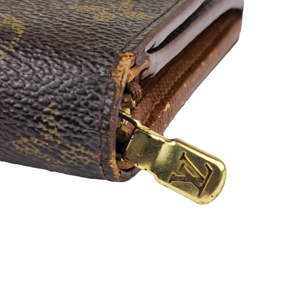 Louis Vuitton Monogram Porte Monnaie Tresor Canvas Wallet - Picture 6 of 8